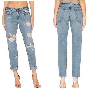 Rag & Bone Boyfriend Distressed Beckers Jeans